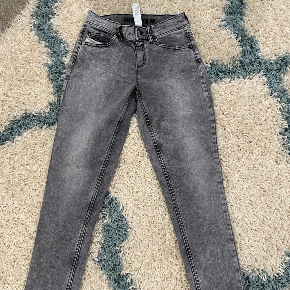 Justice size is 14 gray jeans